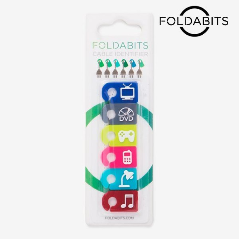 Αναγνωριστικά καλωδίων Foldabits (6 τεμάχια)