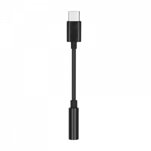 Αντάπτορας Type-C (Male) σε Audio Jack 3.5mm (Female) - Μαύρο