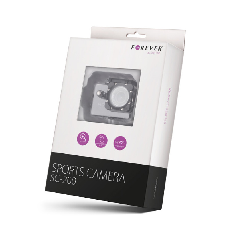 Action Camera Forever SC-200 - Μαύρο Action Camera Forever SC-200 - Μαύρο