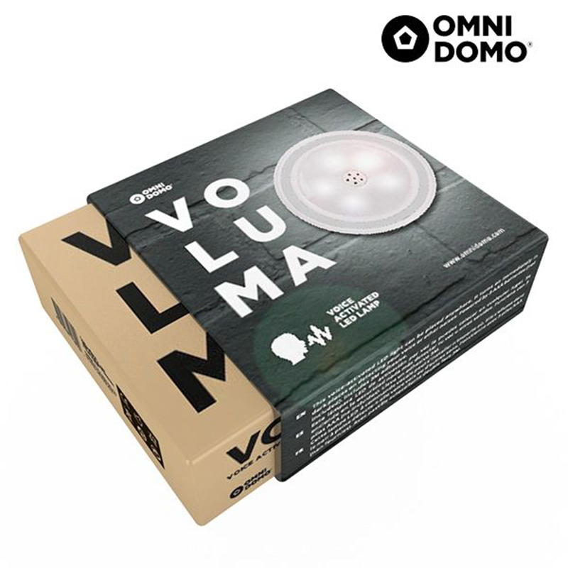 Φωτιστικό LED με Ανιχνευτή Φωνής Omni Domo Voluma - Άσπρο