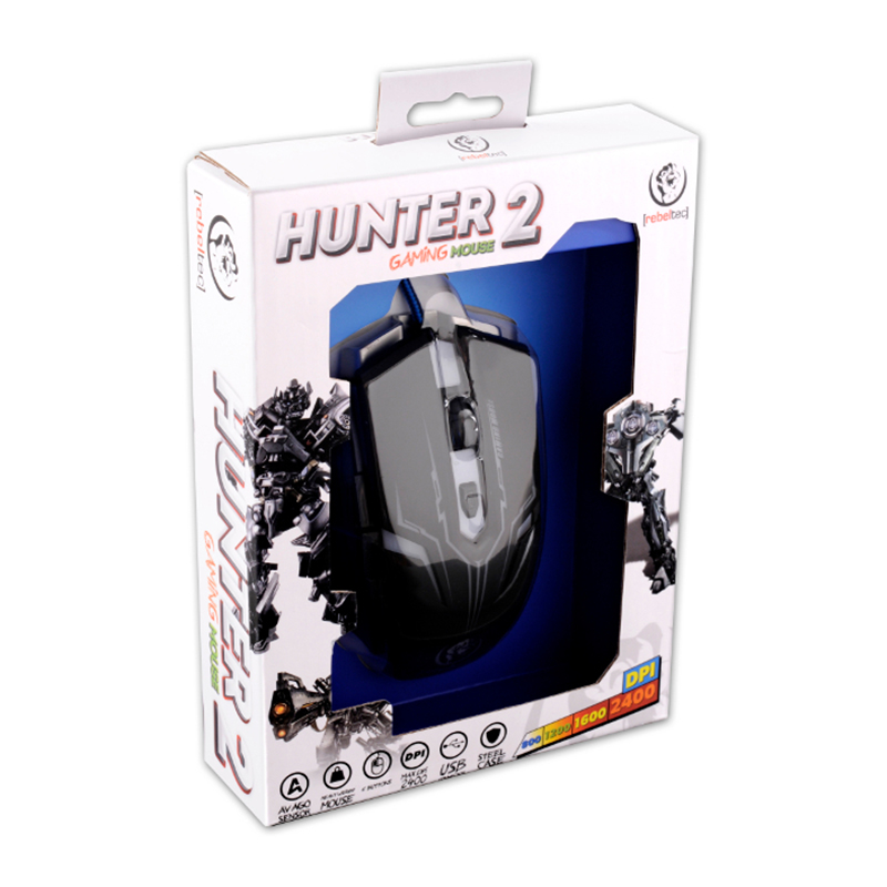Gaming Ποντίκι Rebeltec Hunter 2 - Μαύρο Gaming Ποντίκι Rebeltec Hunter 2 - Μαύρο