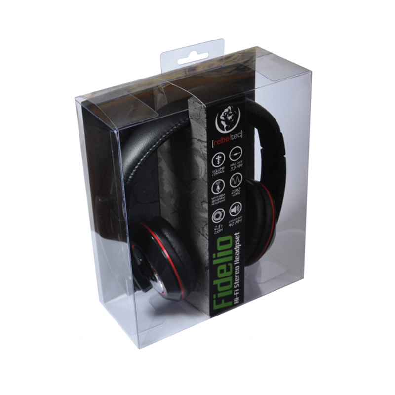 Headphones Rebeltec Fidelio - Μαύρο Headphones Rebeltec Fidelio - Μαύρο