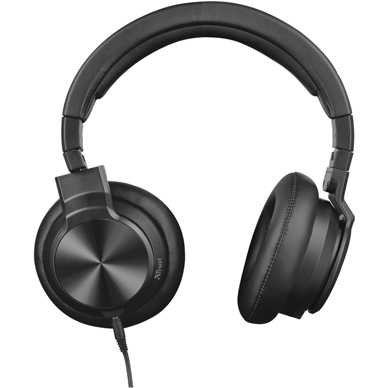 Headphones Trust DJ-500PRO - Μαύρο Headphones Trust DJ-500PRO - Μαύρο