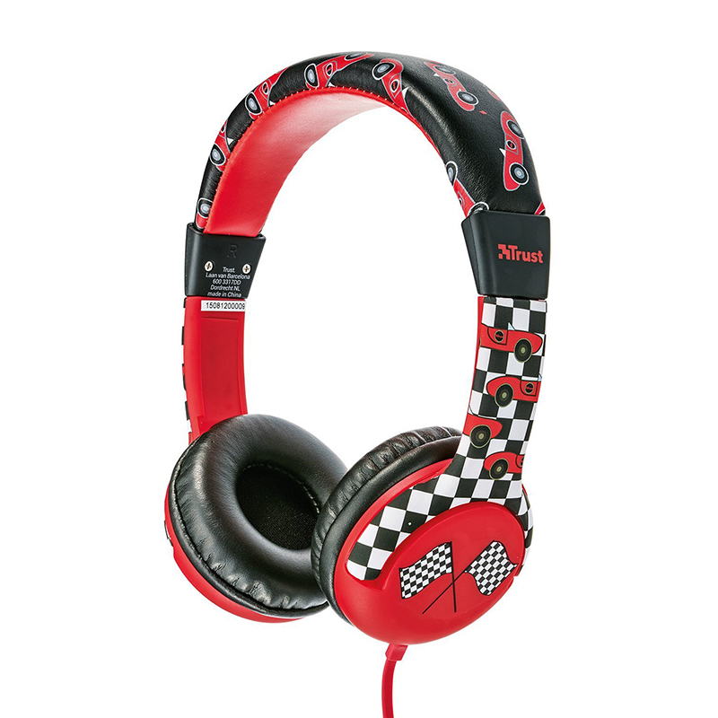 Headphones για Παιδιά Trust Spila Car - Κόκκινο Headphones για Παιδιά Trust Spila Car - Κόκκινο