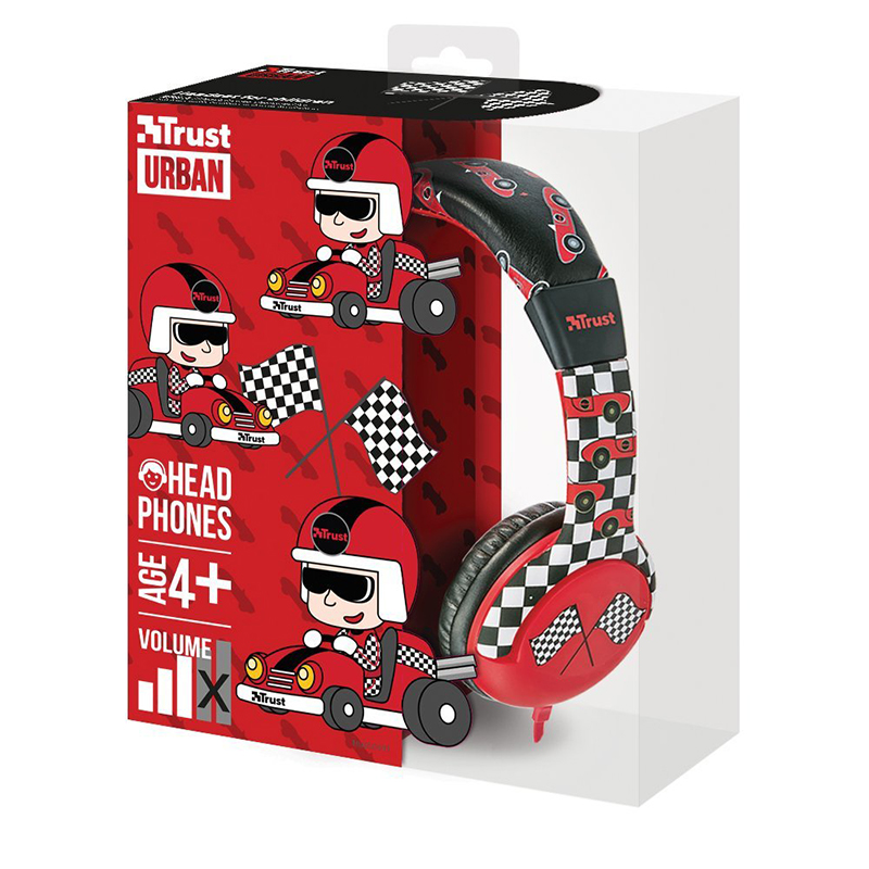 Headphones για Παιδιά Trust Spila Car - Κόκκινο Headphones για Παιδιά Trust Spila Car - Κόκκινο