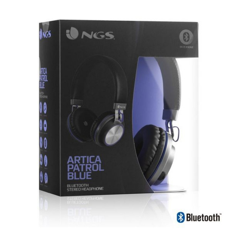 Headphones με Μικρόφωνο NGS Artica Patrol - Μπλε