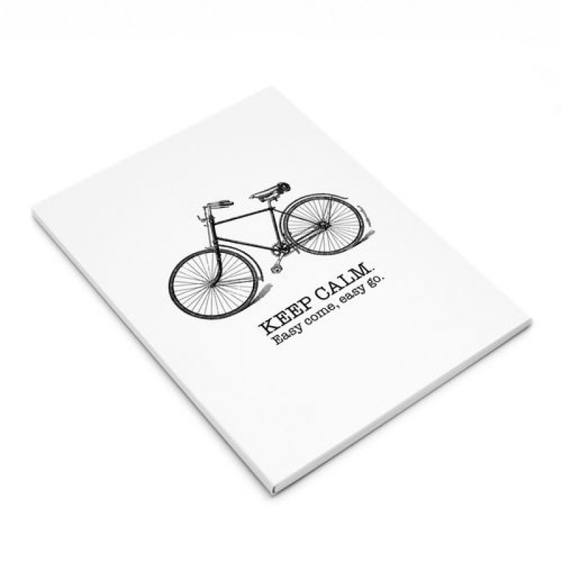 Σημειωματάριο MakeNotes Bike A5 80 φύλλα - Άσπρο