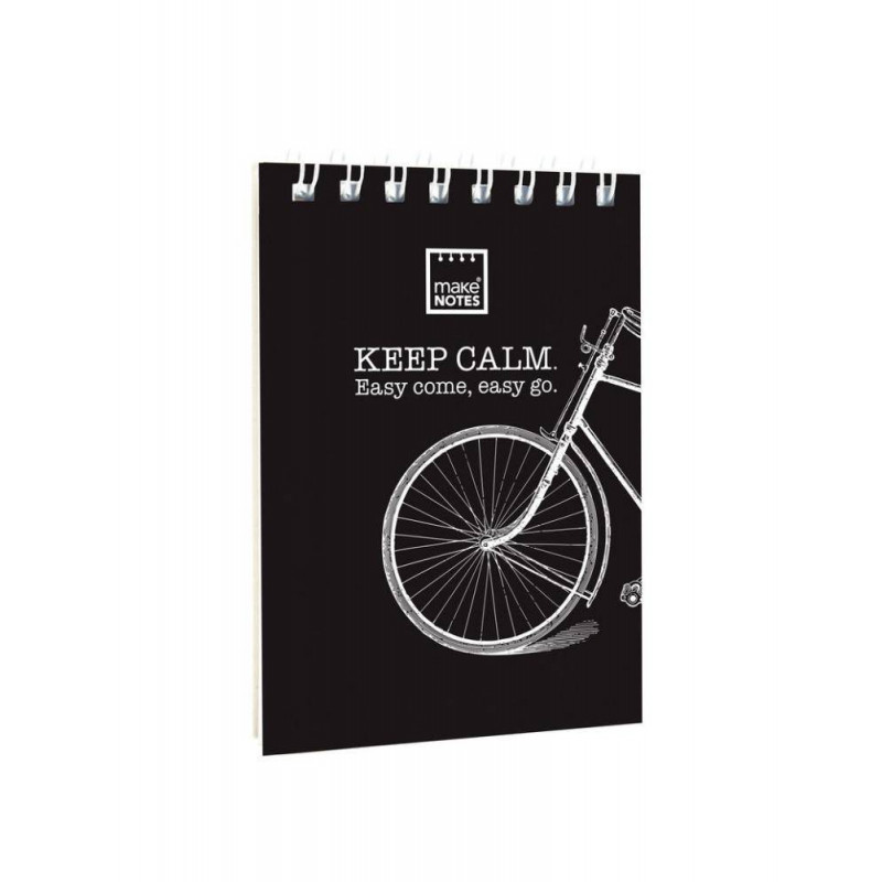 Σημειωματάριο MakeNotes Spiral Bike A7 - Μαύρο Σημειωματάριο MakeNotes Spiral Bike A7 - Μαύρο