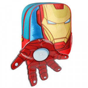 Σχολική Τσάντα Backpack Cerda Marvel Avengers Iron Man hand 3D 31cm