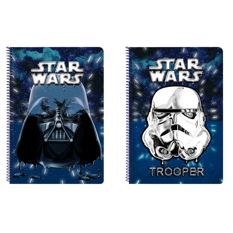 Τετράδιο σπιράλ με σκληρό εξώφυλλο Star Wars Neon A4 Τετράδιο σπιράλ με σκληρό εξώφυλλο Star Wars Neon A4